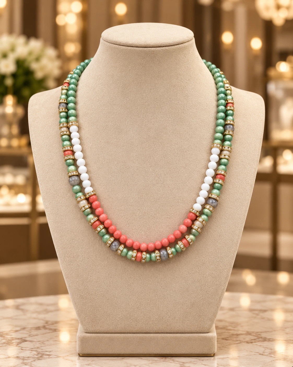 The Blush Meadow Necklace