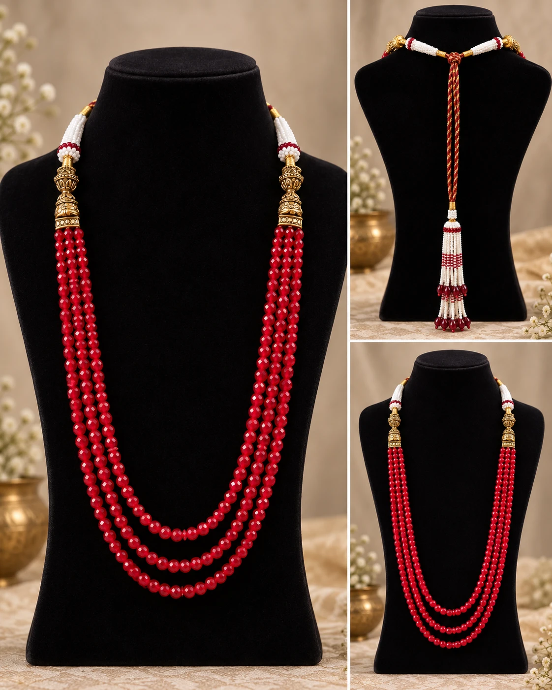 The Scarlet Serene Necklace